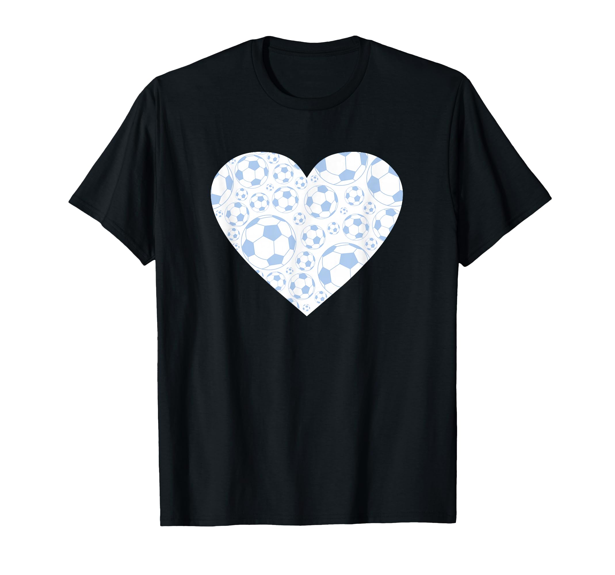Soccer Love Heart T-Shirt - Trendy Graphic Men Women
