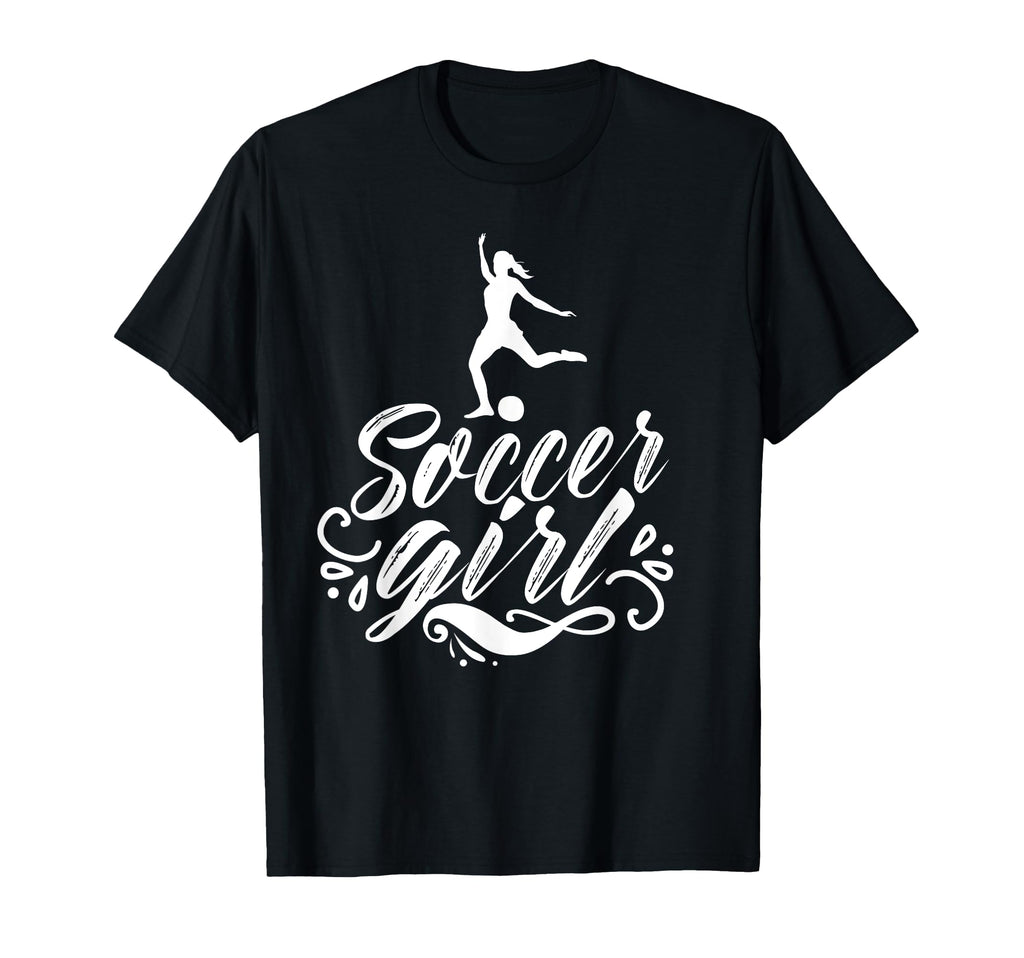 Soccer Player Womens Soccer Team T-Shirt - Graphic Print for Adults