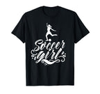 Soccer Player Womens Soccer Team T-Shirt - Graphic Print for Adults