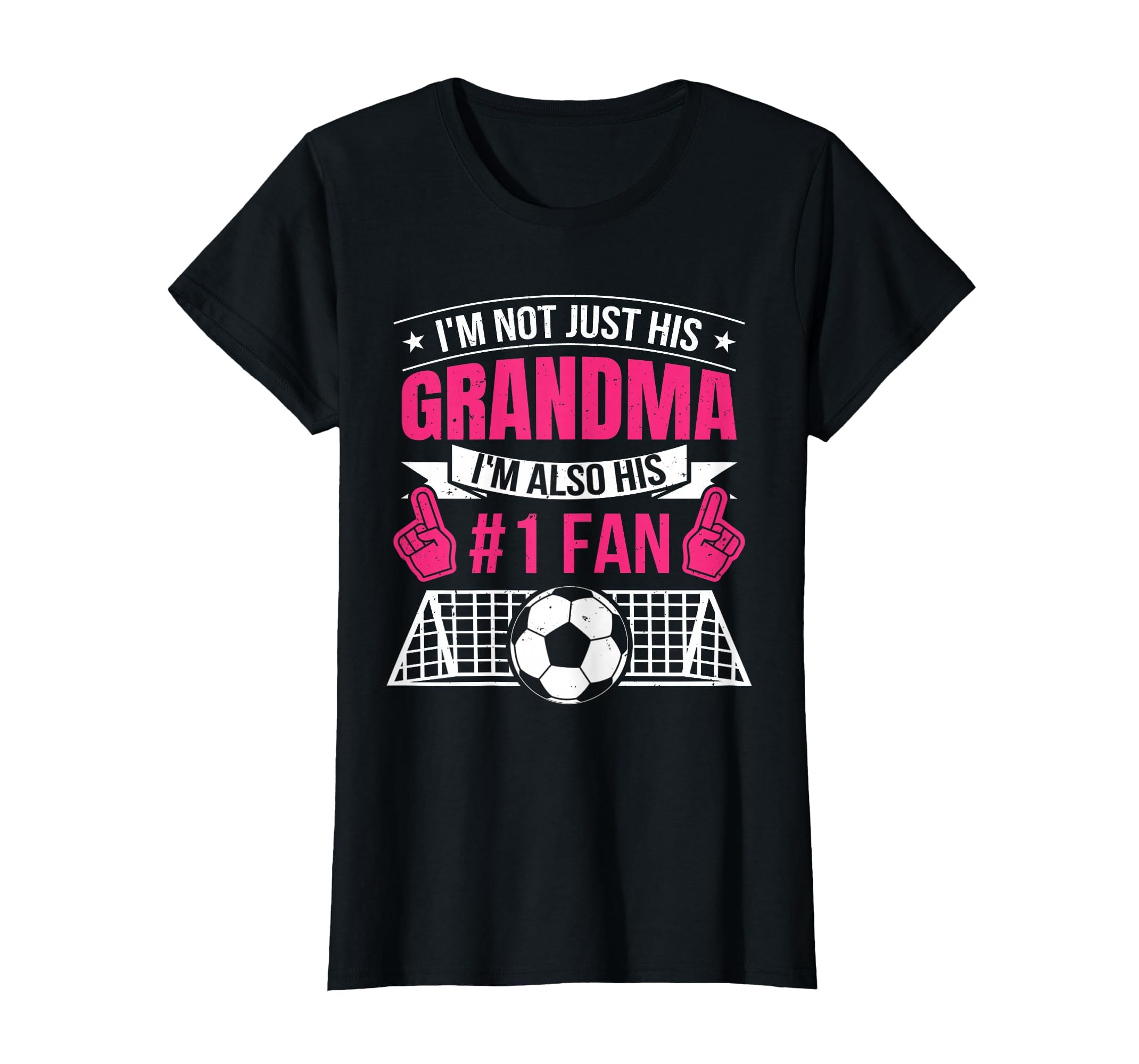 Funny Soccer Not Just His Grandma Im T-Shirt - Minimalist Print for Adults