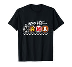 Sports Mama Game Day Proud Mom Athletic T-Shirt - Trendy Graphic Unisex