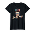Patriotic Soccer Mom American Flag T-Shirt - Casual Everyday Wear Unisex