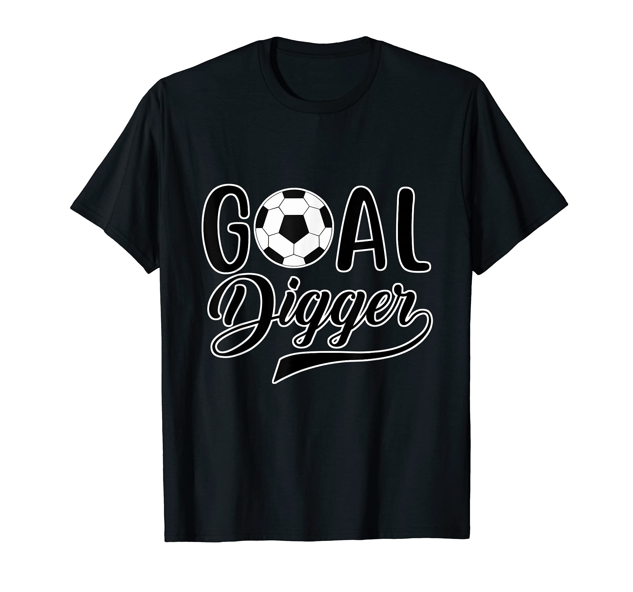 Goal Digger Soccer Player Goalkeeper T-Shirt - Unique Graphic for Adults