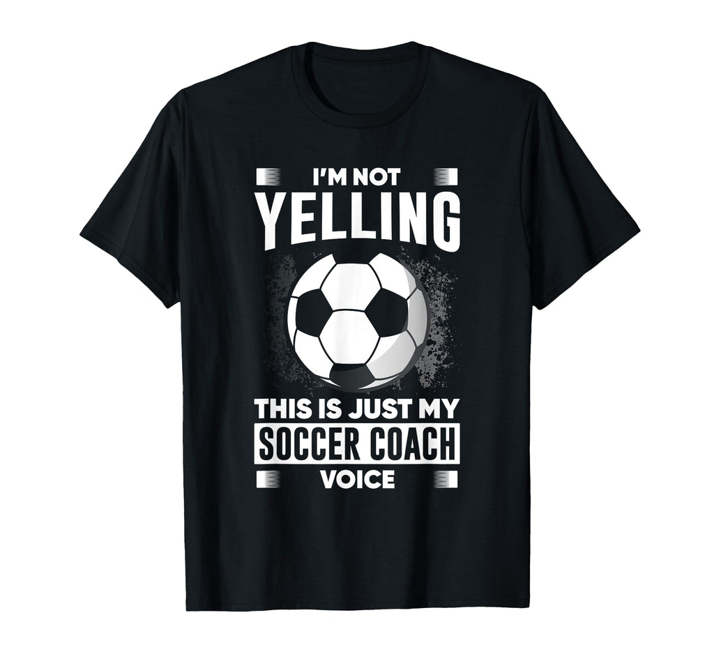 Trainer Coaching Soccer Coach Mom Dad Voice T-Shirt - Trendy Graphic Unisex