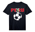 Proud Peru Soccer Fans Jersey T-Shirt - Minimalist Print for Adults