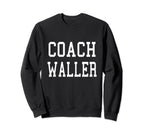 Coach Waller Custom Football Sweatshirt - Minimalist Print Men Women