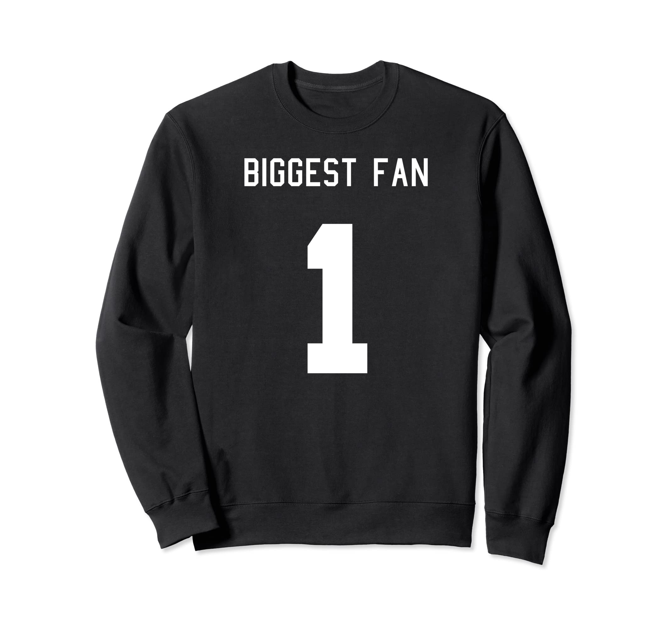 Number 1 Biggest Fan Sport Spirit Sweatshirt - Streetwear Style Unisex