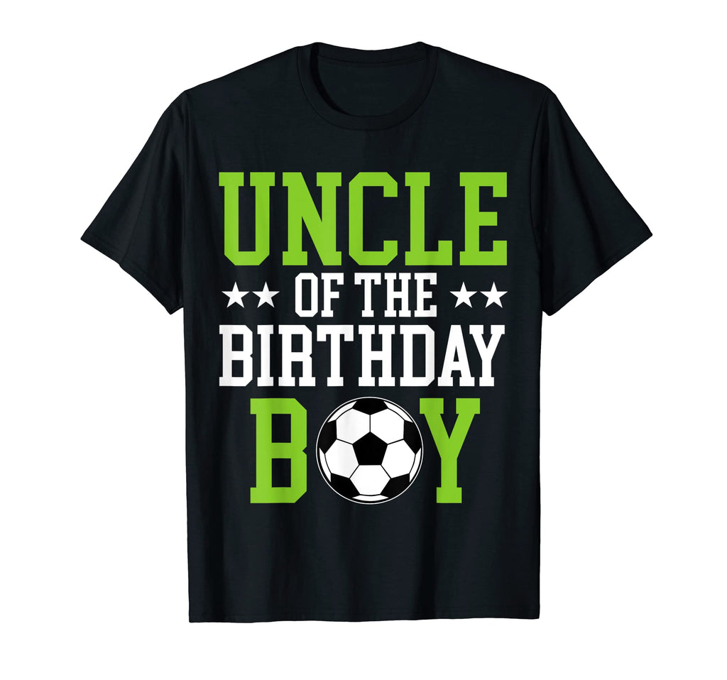 Uncle Birthday Soccer Player T-Shirt - Minimalist Print for Adults