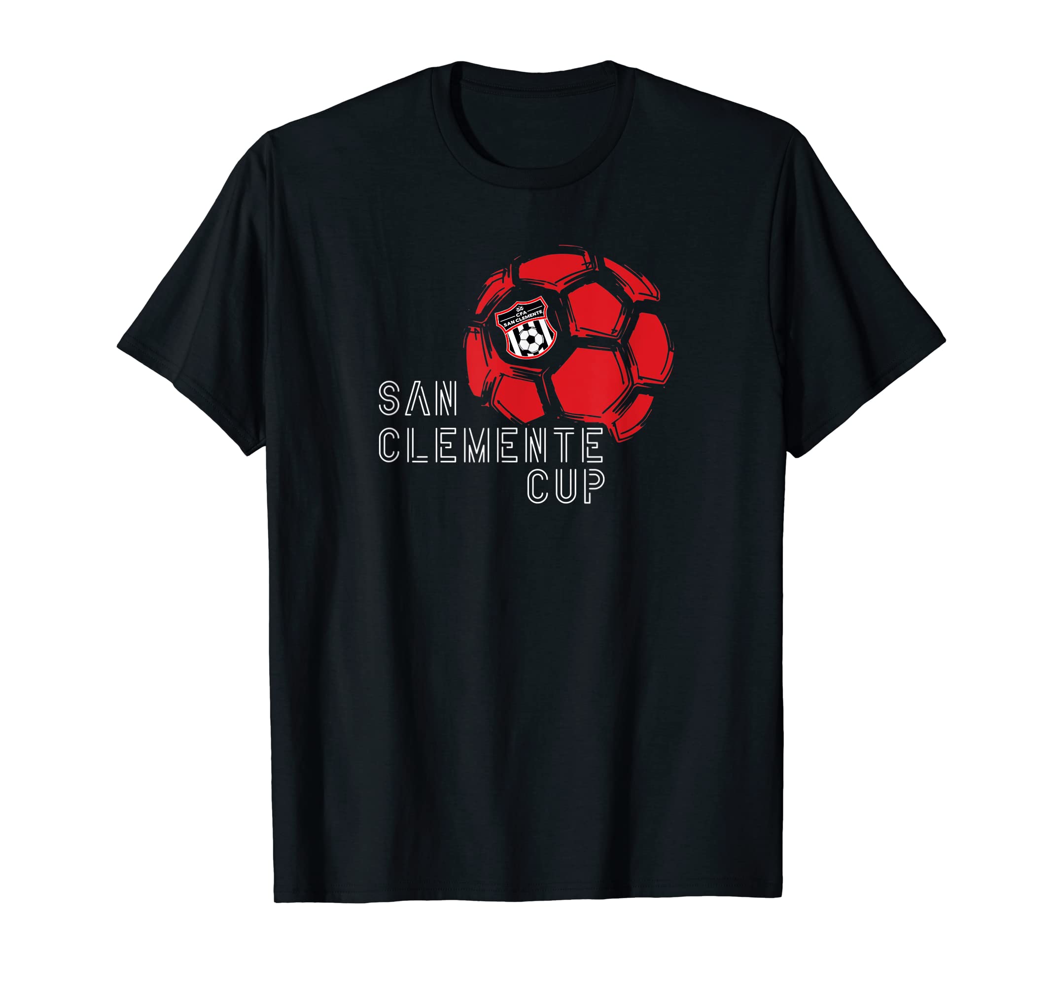 San Clemente Cup Soccer Ball T-Shirt - Custom Art Print for Adults