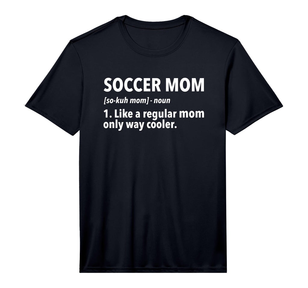 Mens Soccer Mother Soccer Mom Definition T-Shirt - Unique Graphic Unisex