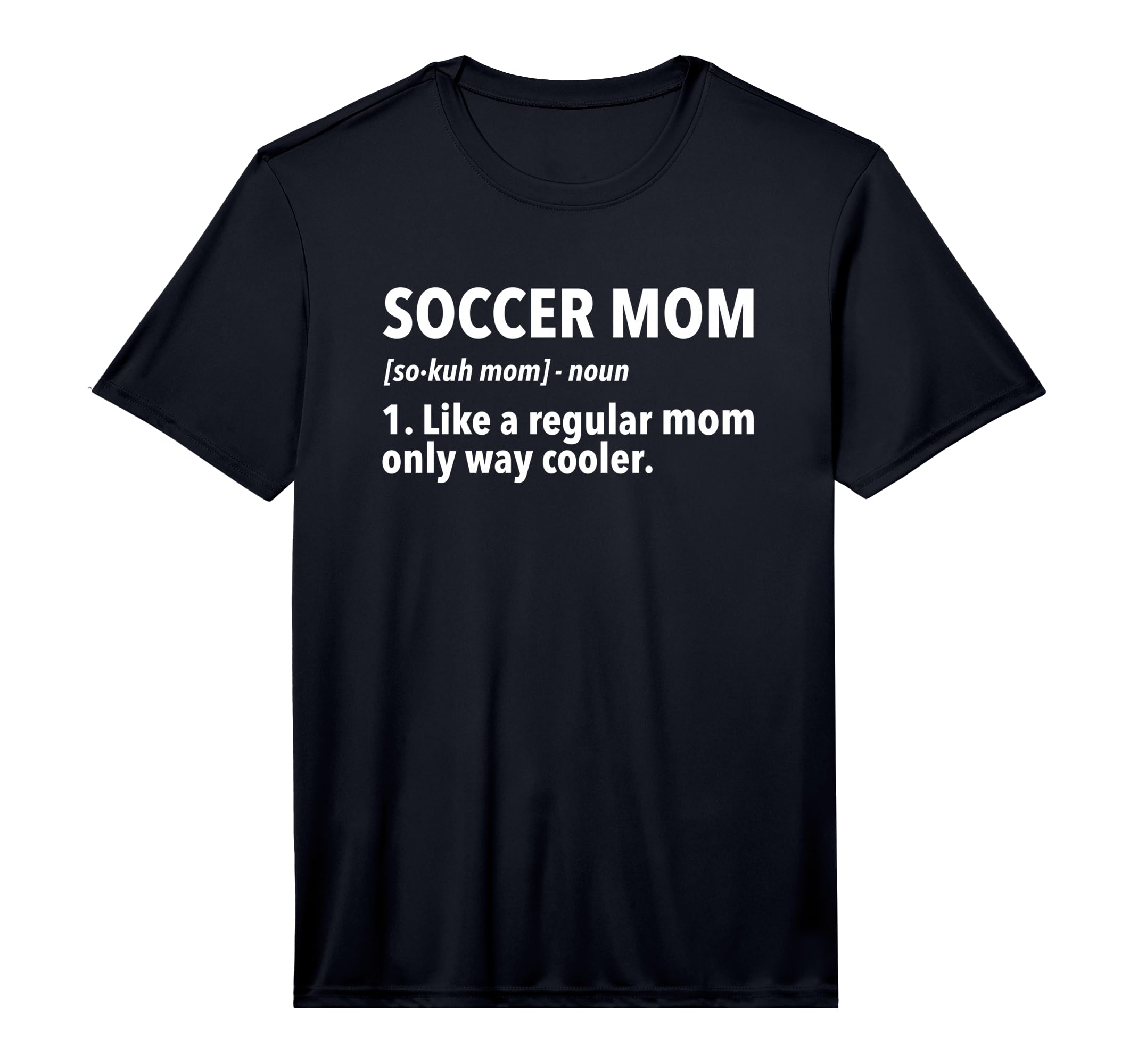 Mens Soccer Mother Soccer Mom Definition T-Shirt - Unique Graphic Unisex