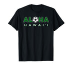 Aloha Hawaii Soccer Ball Aloha Soccer T-Shirt - Novelty Apparel for Adults