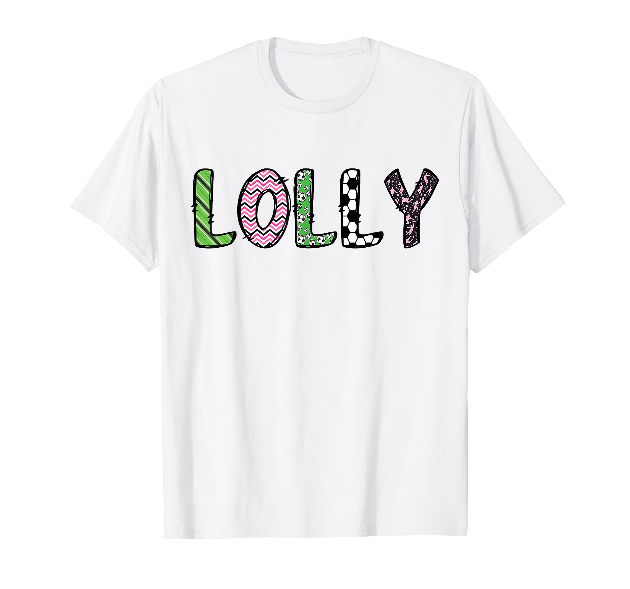 Soccer Lolly Funny Soccer Birthday T-Shirt - Minimalist Print for Adults