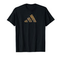 Adidas Leopard Three Stripes T-Shirt - Unique Graphic Unisex