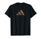 Adidas Leopard Three Stripes T-Shirt - Unique Graphic Unisex