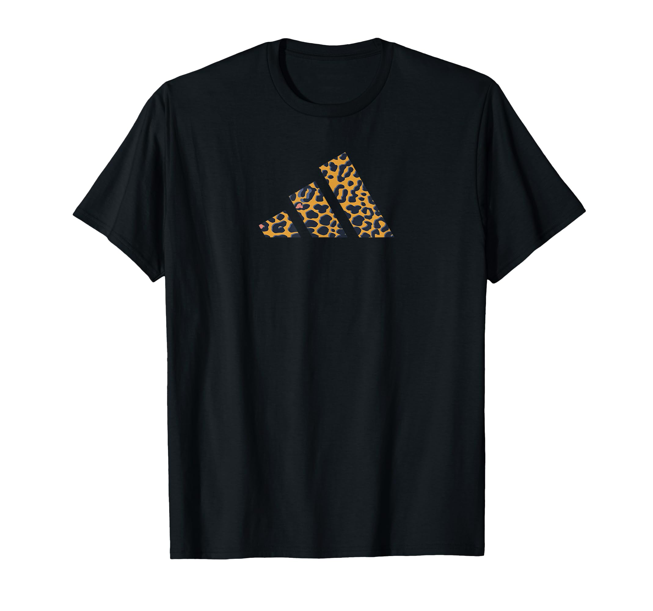 Adidas Leopard Three Stripes T-Shirt - Unique Graphic Unisex