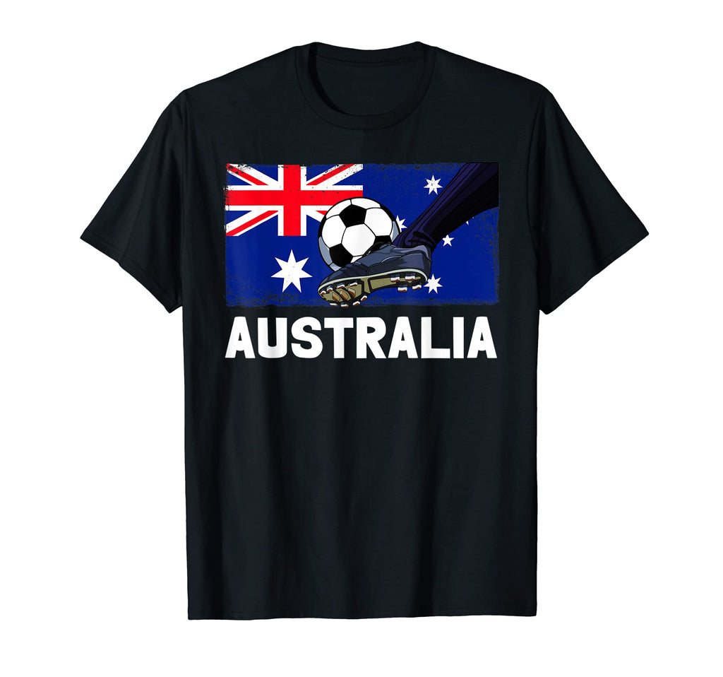 Australia Soccer Team Patriotic Fan T-Shirt - Novelty Apparel Unisex