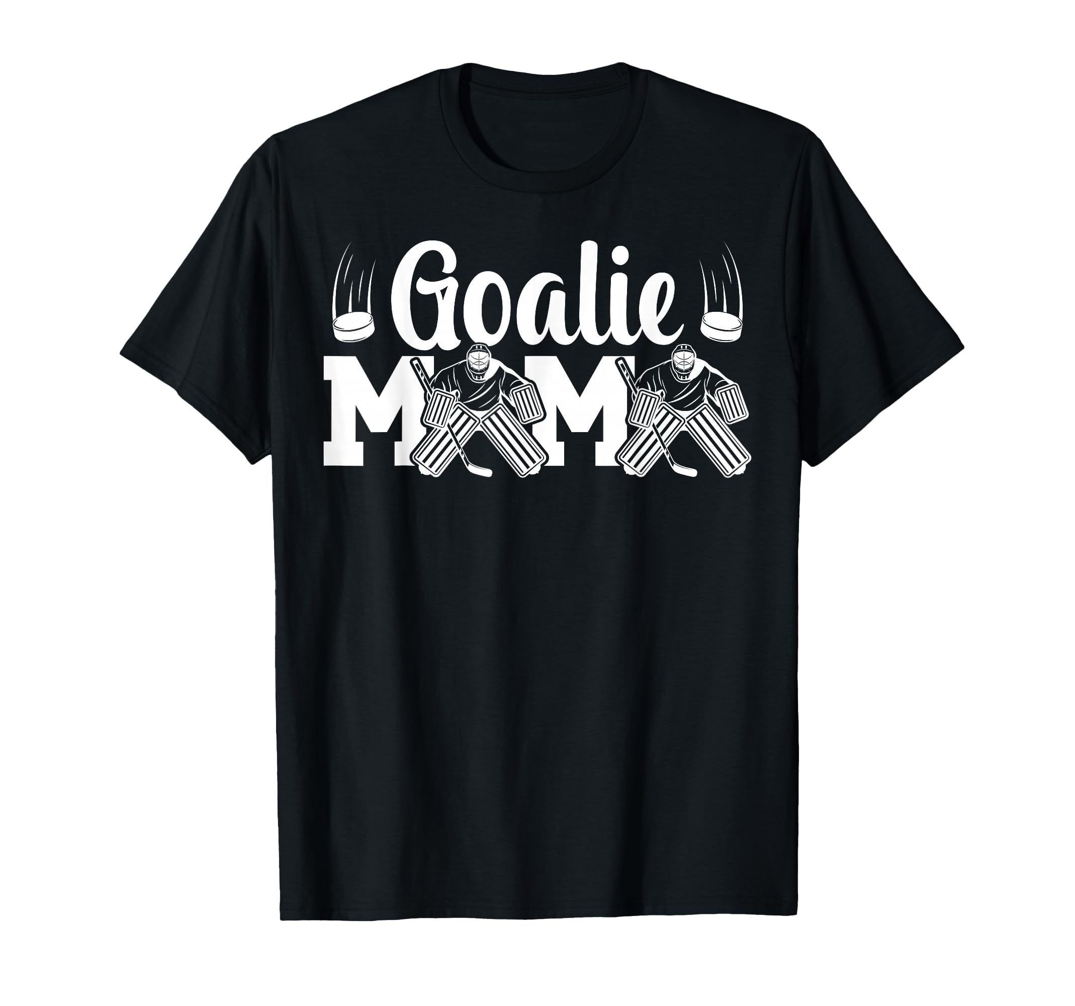 Ice Hockey Goalie Mama Ice Hockey T-Shirt - Minimalist Print Men Women
