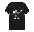 Dabbing Soccer Ball Funny Soccer Sports T-Shirt - Graphic Print for Adults