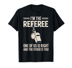 Funny Referee Art Soccer Football T-Shirt - Minimalist Print Men Women