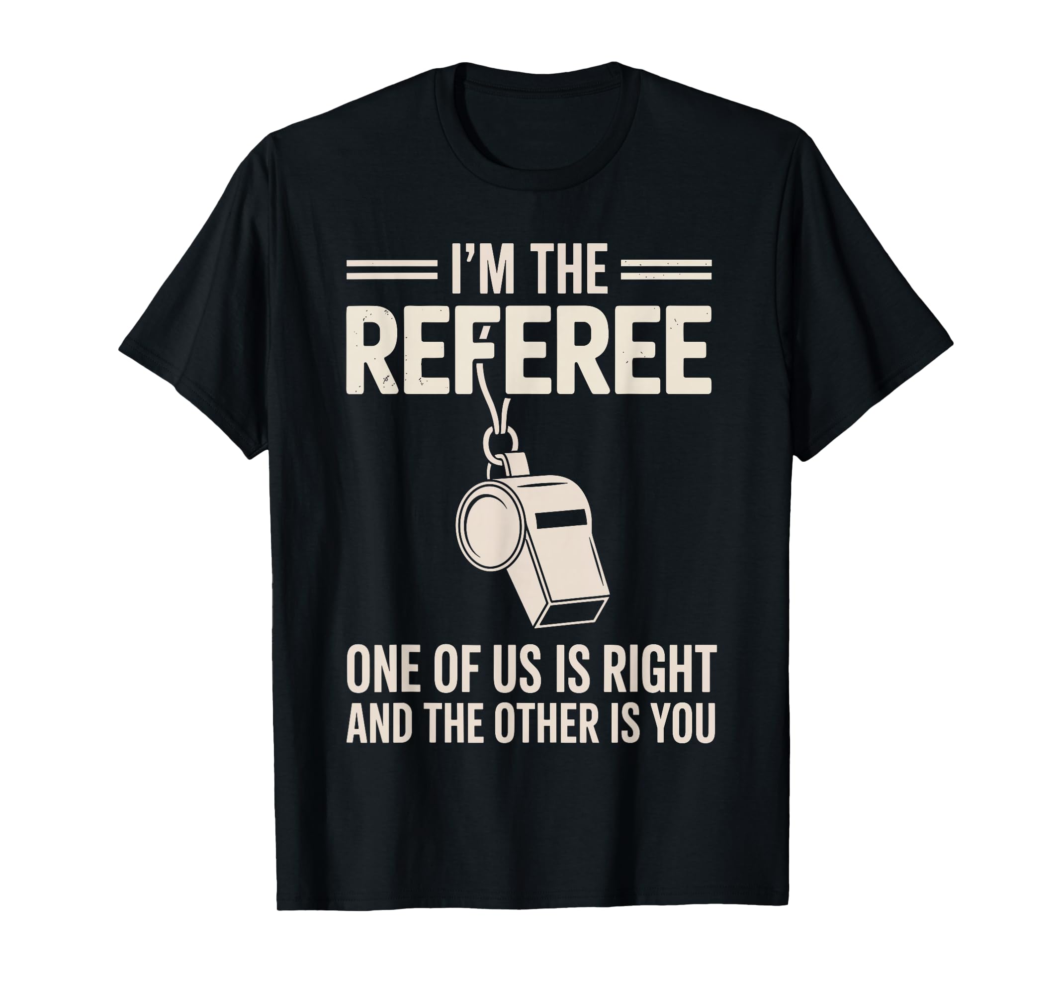 Funny Referee Art Soccer Football T-Shirt - Minimalist Print Men Women