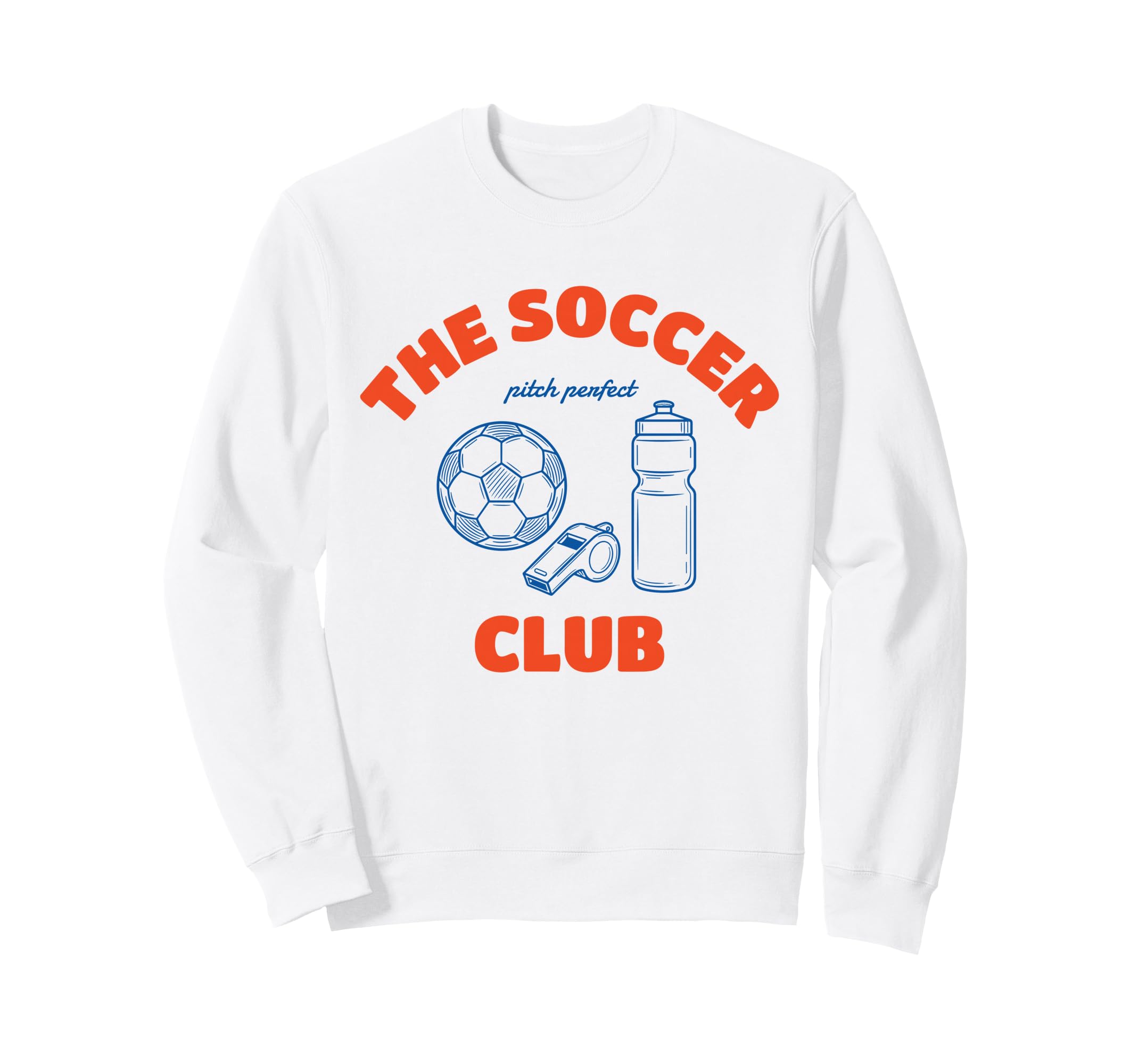 Soccer Club Minimalist Sports Vibe Sweatshirt - Novelty Apparel for Adults