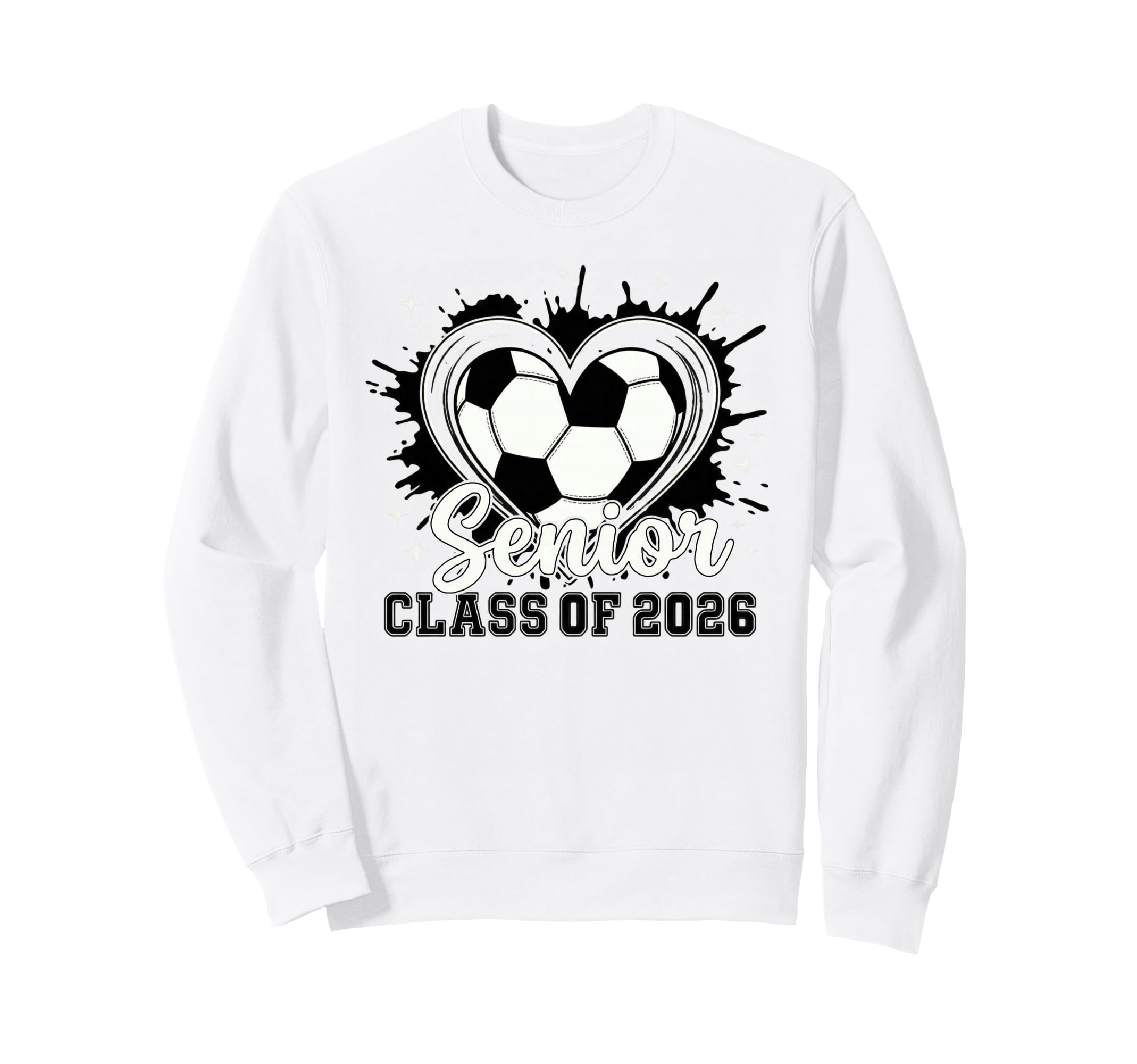 Trendy Class 2026 Senior Soccer Drip Sweatshirt - Streetwear Style Unisex