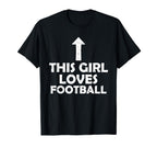 This Loves Football Player Soccer Fan T-Shirt - Graphic Print for Adults