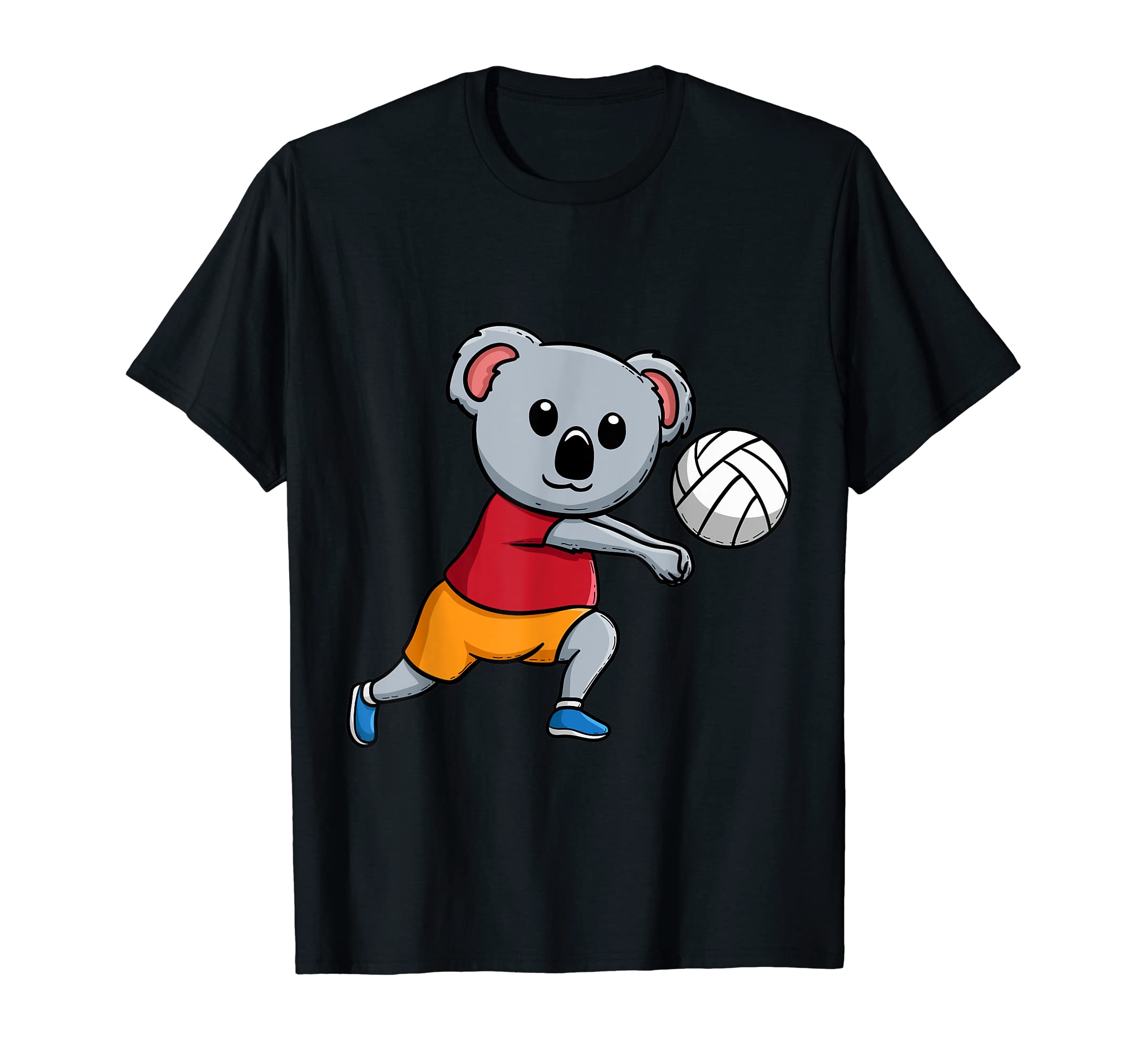 Koala Lover Volleyball Coach Spike T-Shirt - Casual Everyday Wear Unisex