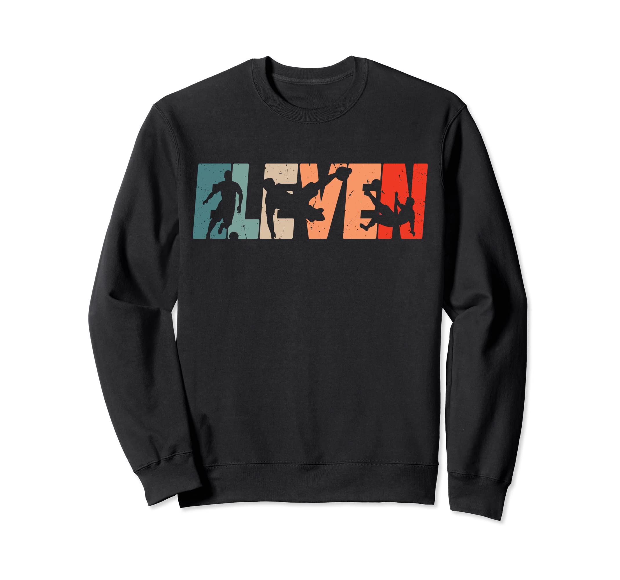 11Th Birthday Soccer 11 Years Old Sweatshirt - Trendy Graphic Unisex