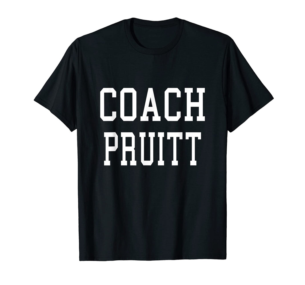 Coach Pruitt Custom Football Soccer T-Shirt - Casual Everyday Wear Unisex