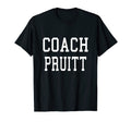Coach Pruitt Custom Football Soccer T-Shirt - Casual Everyday Wear Unisex