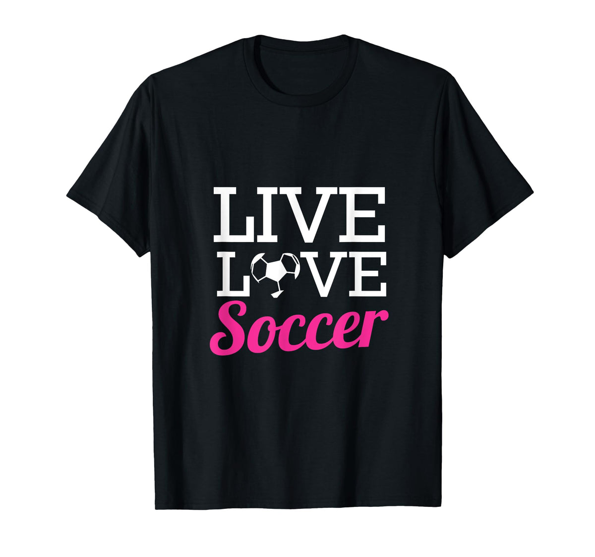 Soccer Love Soccer Short Sleeve Soccer T-Shirt - Trendy Graphic for Adults