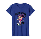 Game Face Soccer T-Shirt - Custom Art Print for Adults