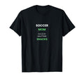 Soccer Mom Fueled Halftime Snacks T-Shirt - Minimalist Print Unisex