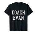 Coach Evan Custom Football Soccer T-Shirt - Streetwear Style Unisex