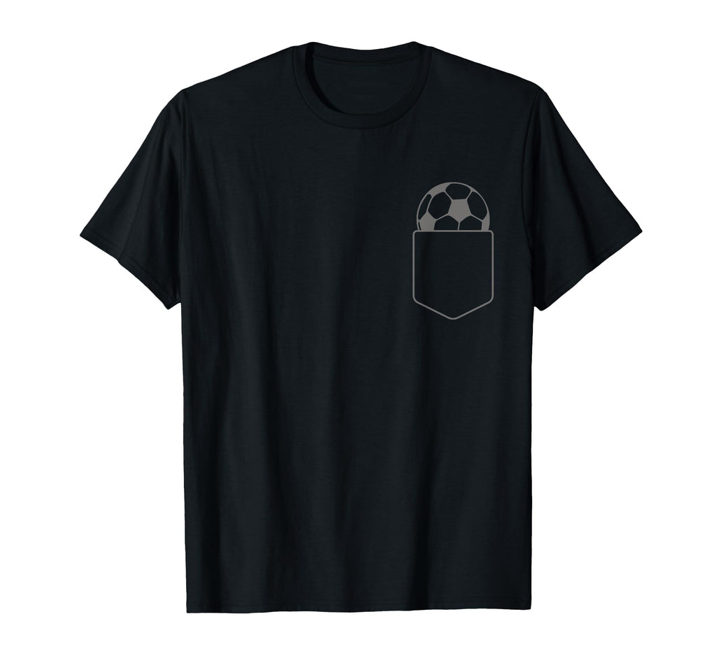 Soccer Ball Pocket Soccer Lover Football T-Shirt - Unique Graphic Unisex