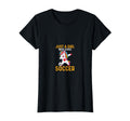 Funny Sport Who Loves Soccer T-Shirt - Minimalist Print for Adults