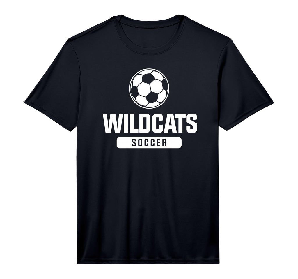Wildcats Soccer Elementary T-Shirt - Casual Everyday Wear for Adults