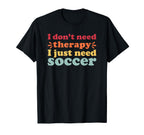 Soccer Player Fan Coach I Love Soccer T-Shirt - Custom Art Print Men Women
