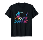 I Eat Sleep And Breath Soccer Because T-Shirt - Minimalist Print Men Women