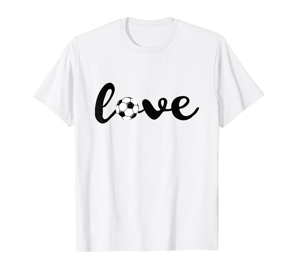 Love Soccer Sports Fans Soccer T-Shirt - Minimalist Print for Adults