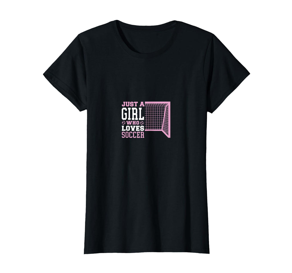 Just Who Loves Soccer Funny Sport T-Shirt - Fun Novelty Design Unisex
