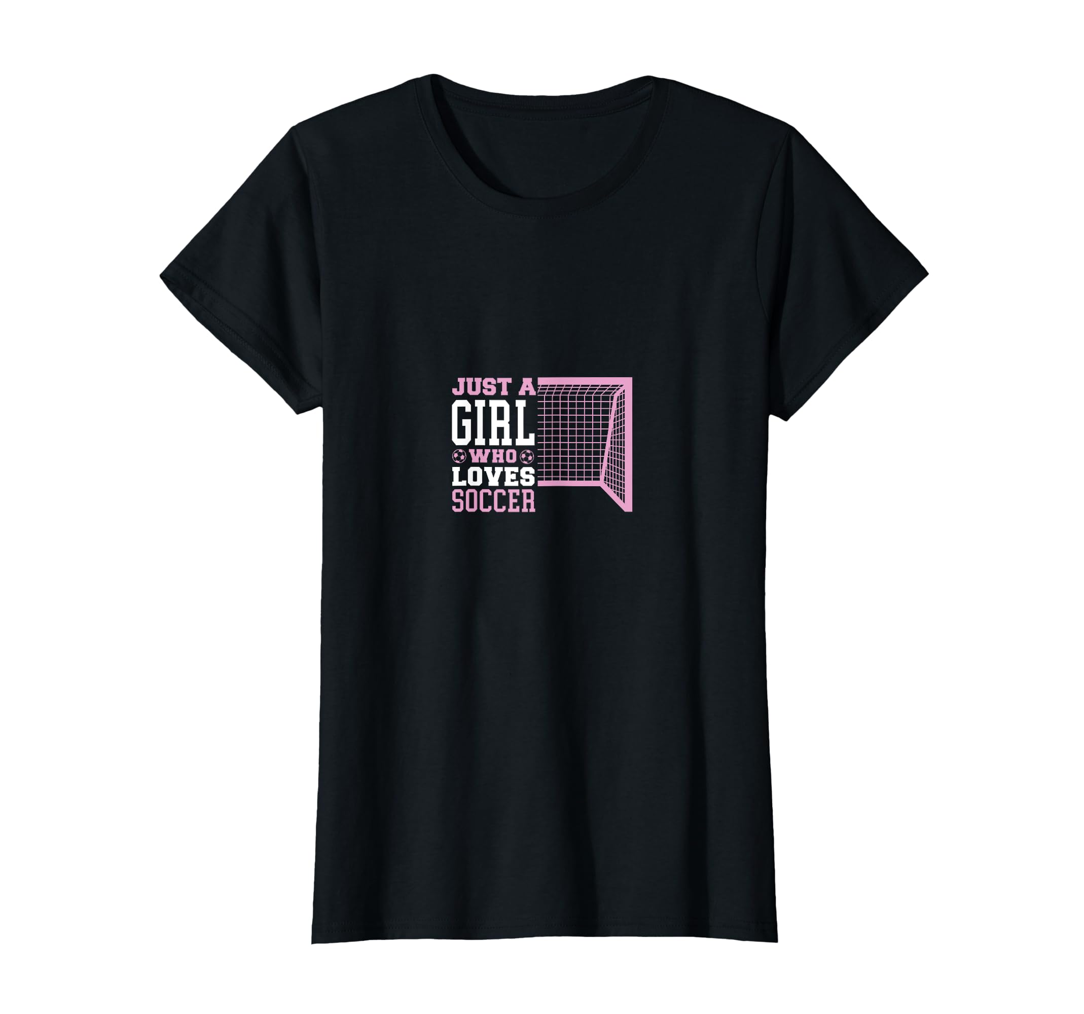 Just Who Loves Soccer Funny Sport T-Shirt - Fun Novelty Design Unisex