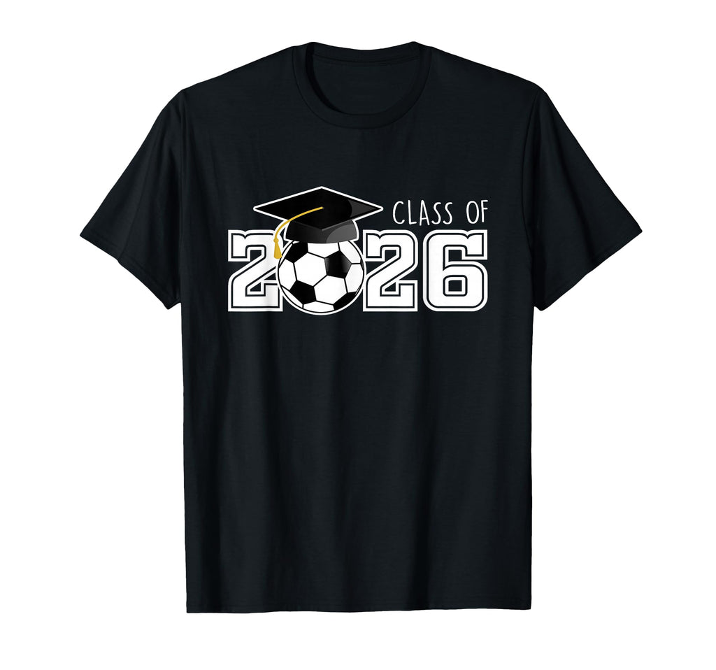 Class 2026 Senior 2026 Soccer T-Shirt - Casual Everyday Wear for Adults