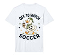 Off To Watch Soccer Mom Goose T-Shirt - Streetwear Style for Adults