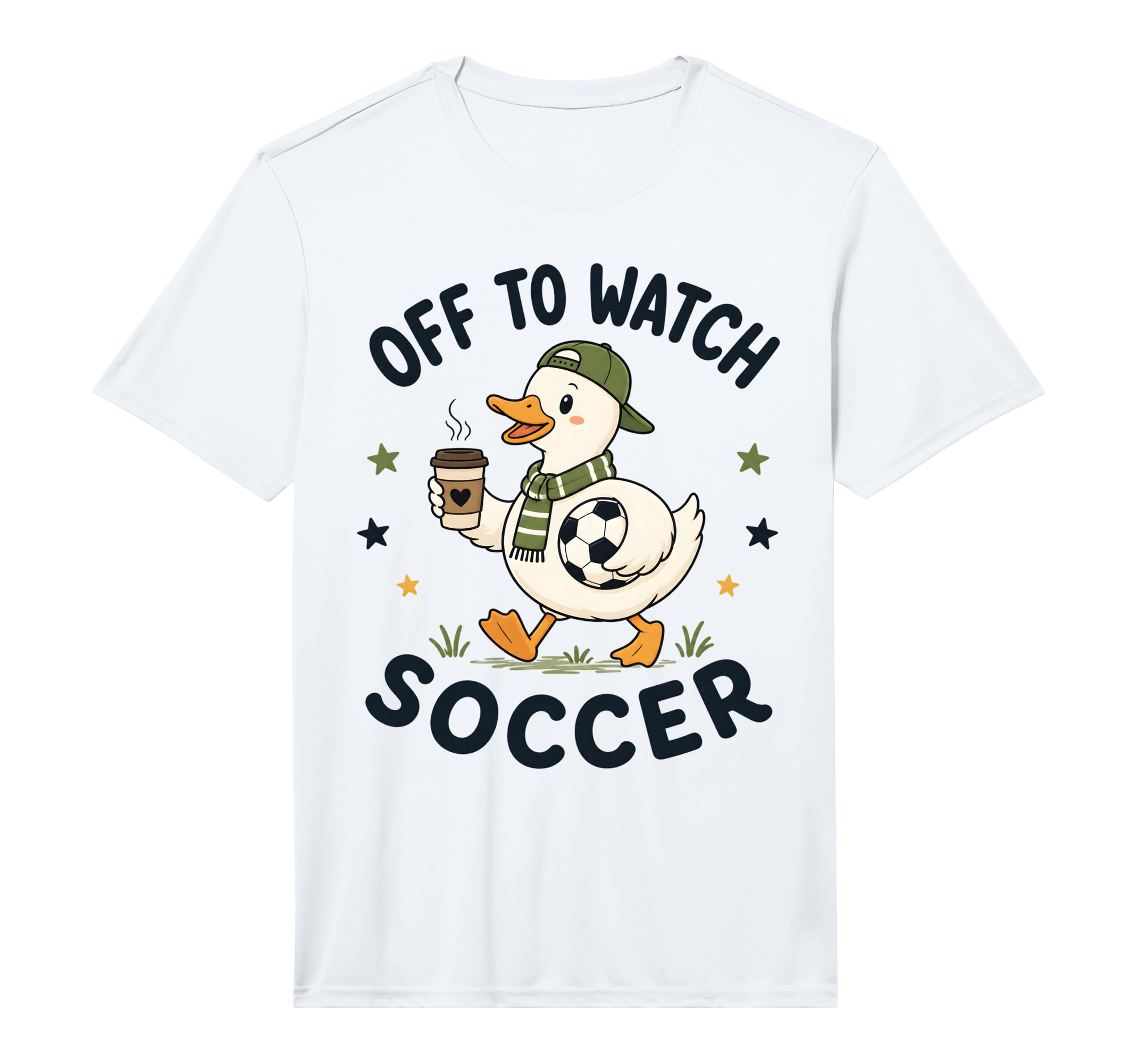 Off To Watch Soccer Mom Goose T-Shirt - Streetwear Style for Adults
