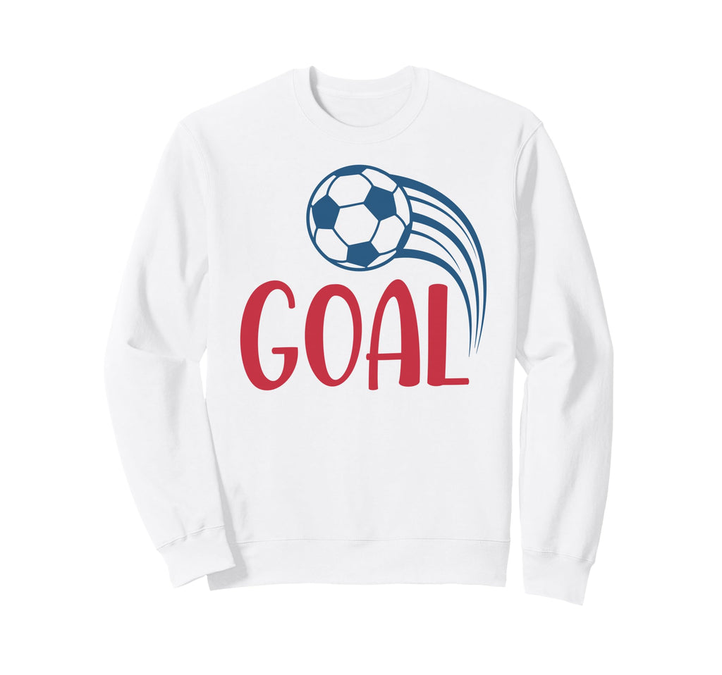 Goal Soccer Fan Training Soccer Sweatshirt - Graphic Print for Adults