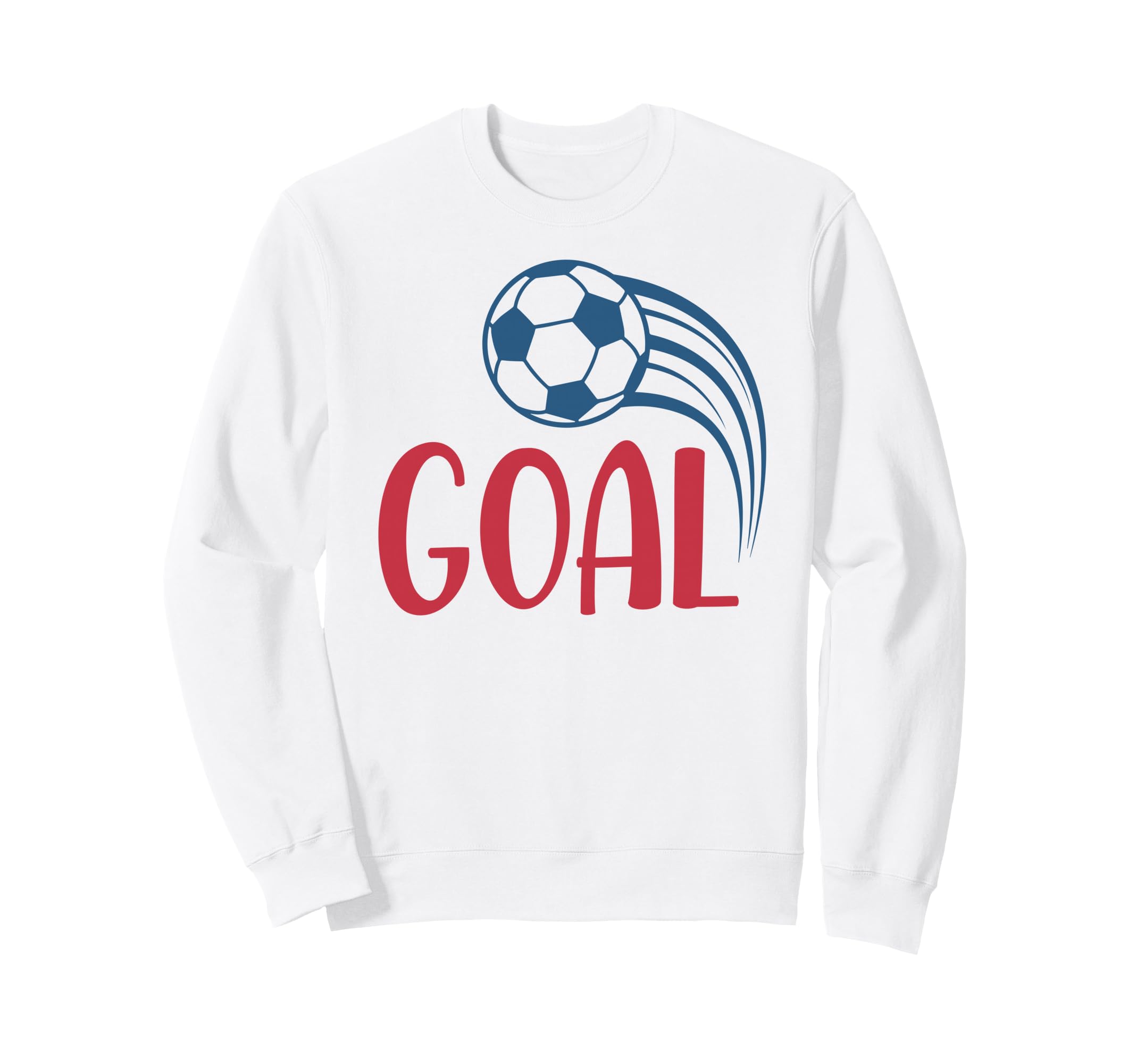 Goal Soccer Fan Training Soccer Sweatshirt - Graphic Print for Adults