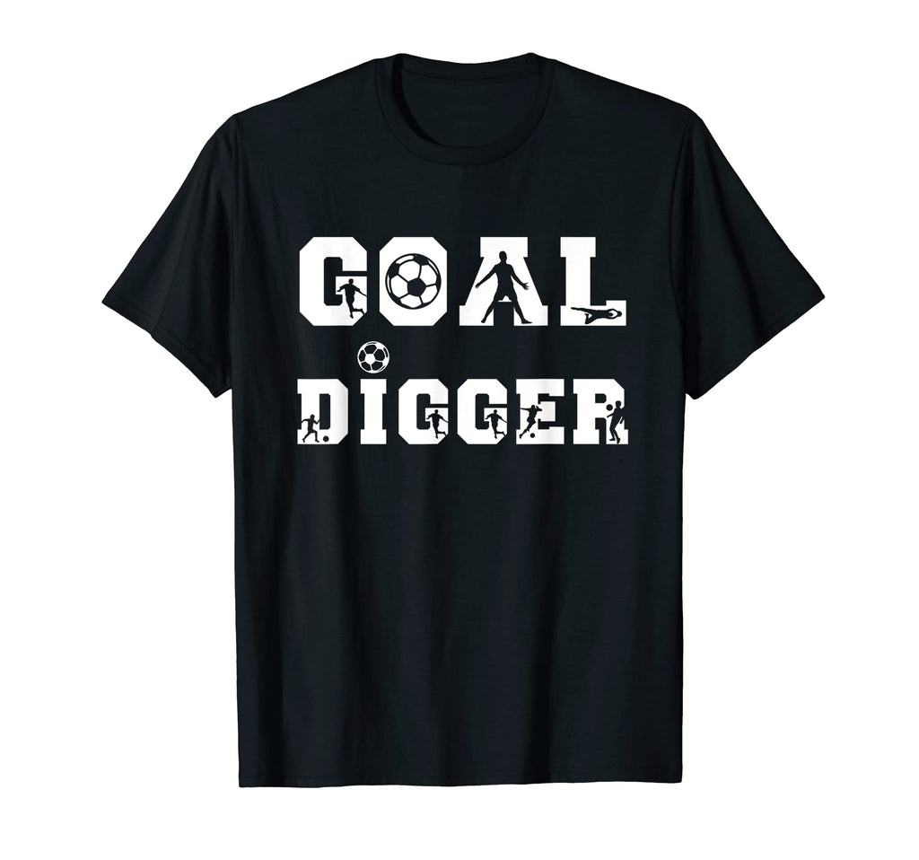 Soccer Goalie Goal Digger European T-Shirt - Custom Art Print Men Women